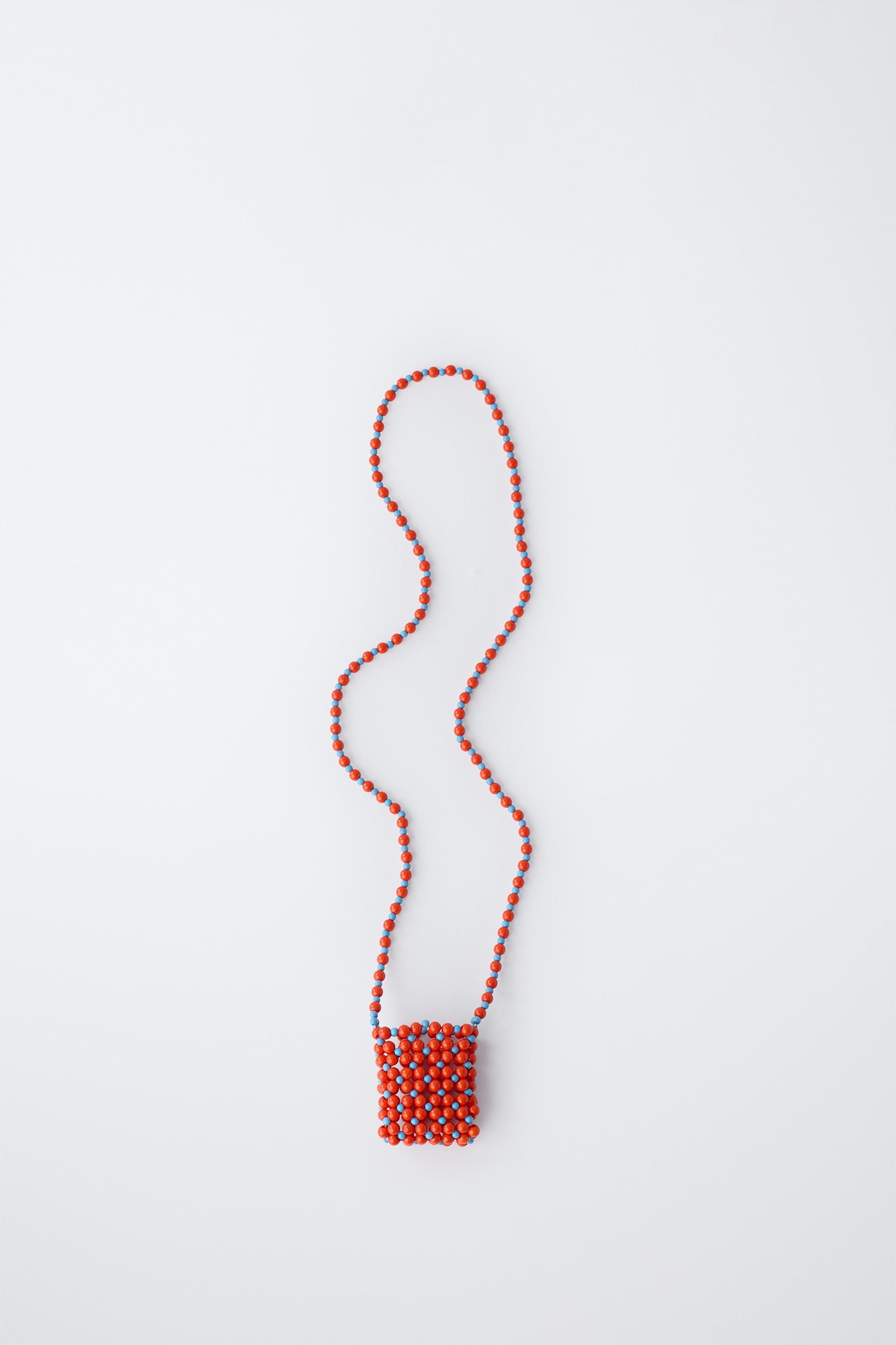 LONG BEADED NECKLACE